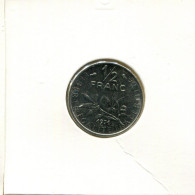 1/2 FRANC 1971 FRANCE Coin French Coin #AK502.U.A - 1/2 Franc