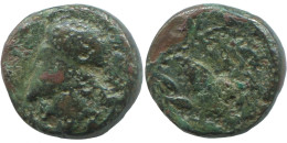 WREATH Antike Authentische Original GRIECHISCHE Münze 1.4g/10mm #SAV1372.11.D.A - Grecques