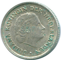 1/10 GULDEN 1966 NIEDERLÄNDISCHE ANTILLEN SILBER Koloniale Münze #NL12784.3.D.A - Antilles Néerlandaises