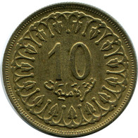 20 MILLIMES 1960 TUNESIEN TUNISIA Islamisch Münze #AP469.D.A - Tunesië