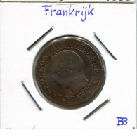2 CENTIMES 1856 B FRANCE Pièce Napoleon III Imperator #AK995.F.A - 2 Centimes