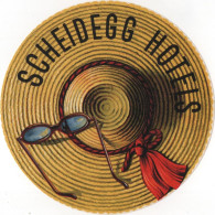 Scheidegg Hotels - & Hotel, Label - Etiketten Van Hotels