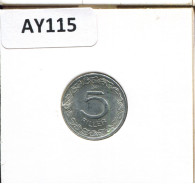 5 FILLER 1965 HUNGARY Coin #AY115.2.U.A - Hungría