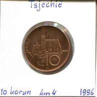 10 KORUN 1996 TCH CZECH REPUBLIC Pièce #AP777.2.F.A - Tsjechië