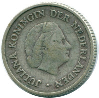 1/4 GULDEN 1954 NETHERLANDS ANTILLES SILVER Colonial Coin #NL10887.4.U.A - Netherlands Antilles