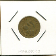 10 CENTIMES 1974 MARRUECOS MOROCCO Moneda #AS097.E.A - Marokko