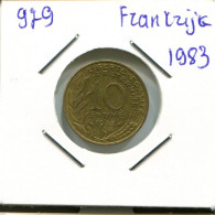 10 CENTIMES 1983 FRANCIA FRANCE Moneda #AN141.E.A - 10 Centimes