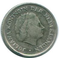 1/10 GULDEN 1963 NIEDERLÄNDISCHE ANTILLEN SILBER Koloniale Münze #NL12500.3.D.A - Niederländische Antillen