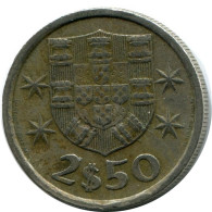 2$50 -2.5 ESCUDOS 1976 PORTUGAL MOZAMBIQUE Moneda #M10230.E.A - Portogallo