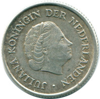 1/4 GULDEN 1963 NIEDERLÄNDISCHE ANTILLEN SILBER Koloniale Münze #NL11256.4.D.A - Niederländische Antillen