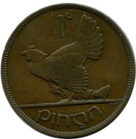 1 PENNY 1935 IRLANDA IRELAND Moneda #AY651.E.A - Irlande