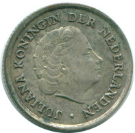 1/10 GULDEN 1966 ANTILLAS NEERLANDESAS PLATA Colonial Moneda #NL12919.3.E.A - Antille Olandesi