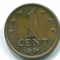 1 CENT 1973 NIEDERLÄNDISCHE ANTILLEN Bronze Koloniale Münze #S10650.D.A - Antille Olandesi