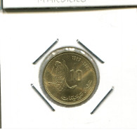 10 CENTIMES 1987 MOROCCO Coin #AS096.U.A - Marokko