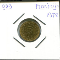 5 CENTIMES 1978 FRANKREICH FRANCE Französisch Münze #AN020.D.A - 5 Centimes