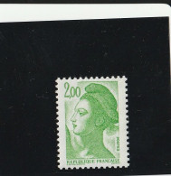 Y&T N° 2188a ** 1 Bande De Phosphore - Unused Stamps