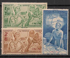 ININI - 1942 - Poste Aérienne PA N°YT. 1 à 3 - PEIQI - Neuf Luxe ** / MNH / Postfrisch - Unused Stamps