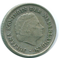 1/10 GULDEN 1963 NIEDERLÄNDISCHE ANTILLEN SILBER Koloniale Münze #NL12508.3.D.A - Antilles Néerlandaises