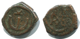FLAVIUS JUSTINUS II CYZICUS FOLLIS BYZANTINISCHE Münze  2.5g/16mm #AB418.9.D.A - Byzantine