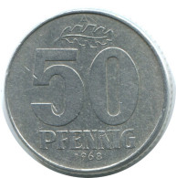 50 PFENNIG 1968 A DDR EAST GERMANY Coin #AE159.U.A - 50 Pfennig