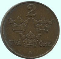2 ORE 1912 SCHWEDEN SWEDEN Münze #AC833.2.D.A - Schweden