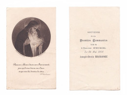 Huriel, 1re Communion De Joseph-Denis Boussange, 1918, Cit. Bienheureuse Mère Barat, Bouasse-jeune N° 759 - Images Religieuses