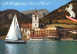 71859881 St Wolfgang Wolfgangsee Weisses Roessl Wolfgangsee Segelboot St. Wolfga - Autres & Non Classés