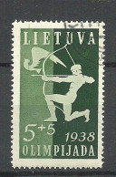 LITAUEN Lithuania 1938 Michel 417 O - Sonstige & Ohne Zuordnung