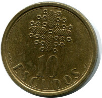 10 ESCUDOS 1987 PORTUGAL Münze #AR114.D.A - Portogallo