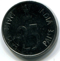25 PAISE 1999 INDIA UNC Moneda #W11393.E.A - Inde