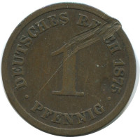1 PFENNIG 1875 J ALLEMAGNE Pièce GERMANY #AE594.F.A - 1 Pfennig