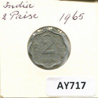 2 PAISE 1965 INDE INDIA Pièce #AY717.F.A - Inde