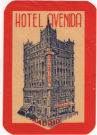 Hotel Avenida Madrid - & Hotel, Label - Hotelaufkleber