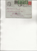 LETTRE AFFRANCHIE N° 174+270-272--OBLITERATION 5 LIGNES INEGALES - CAD PARIS XIV AVENUE D'ORLEANS -1931 (CAT DREYFUSS) - Mechanical Postmarks (Other)