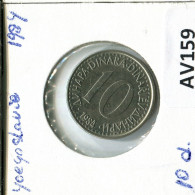 10 DINARA 1984 YUGOSLAVIA Moneda #AV159.E.A - Yougoslavie