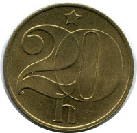 20 HALERU 1990 CZECHOSLOVAKIA Coin #AR223.U.A - Tschechoslowakei