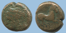HORSE Authentique ORIGINAL GREC ANCIEN Pièce 5.2g/15mm #AG099.12.F.A - Griekenland