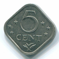 5 CENTS 1978 NIEDERLÄNDISCHE ANTILLEN Nickel Koloniale Münze #S12281.D.A - Antilles Néerlandaises