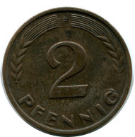 2 PFENNIG 1966 F BRD ALEMANIA Moneda GERMANY #AW944.E.A - 2 Pfennig
