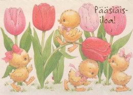 EASTER CHICKEN Vintage Postcard CPSM #PBO941.A - Easter