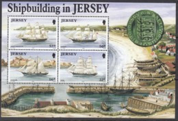 JERSEY  Block 6, Postfrisch **, Schiffbau Auf Jersey 1992 - Jersey