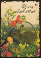 OSTERN KANINCHEN Vintage Ansichtskarte Postkarte CPSM #PBO405.A - Easter
