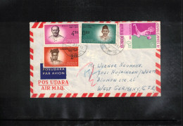 Indonesia 1969 Interesting Airmail Letter - Indonésie