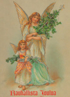 ANGEL CHRISTMAS Holidays Vintage Postcard CPSM #PAH204.A - Engel