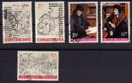 Belgique 1967 Erasme Et Son Temps COB 1427 à 1431 (complet) - Used Stamps