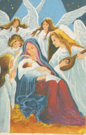 ANGEL CHRISTMAS Holidays Vintage Postcard CPSMPF #PAG753.A - Angeli