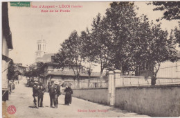 Léon, Rue De La Poste - Côte D'Argent - Voyagée En 1913 - Sonstige & Ohne Zuordnung