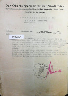 WW2 – 1945 BESCHEININGUNG - MILITARE ITALIANO - GERMANIA - TRIER - S6949 - Documents
