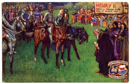 OXFORD PAGEANT, 1907 : HENRY II - BYAM SHAW (TUCK'S OILETTE) - Tuck, Raphael