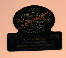 Etiquette De Champagne  "Veuve  Cliquot  1985 - Champagner